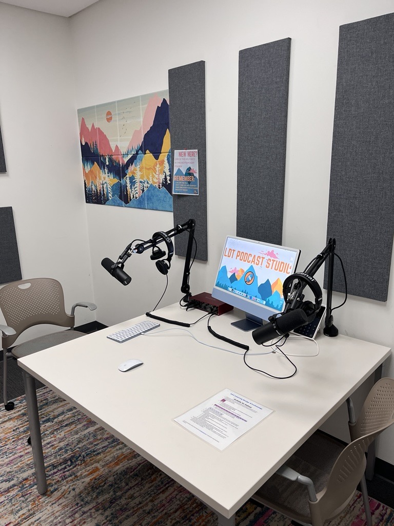 Podcast Studio in New Cabell Hall 277